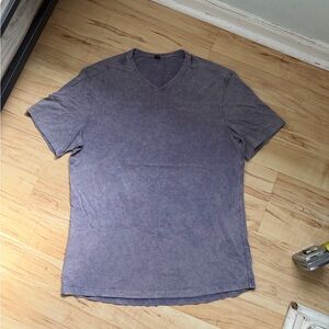 lululemon athletica Heathered Purple Short Sleeve Tee